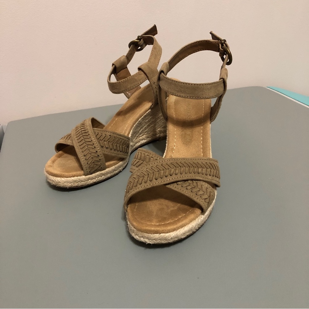 Michael Shannon Sandal Heel Wedges Espadrilles